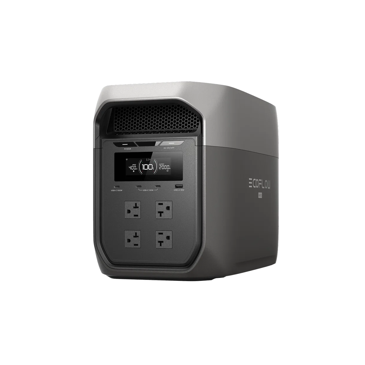 EcoFlow Delta 3 Max, estación de energía portátil de 2,048 Wh y 2,400 W